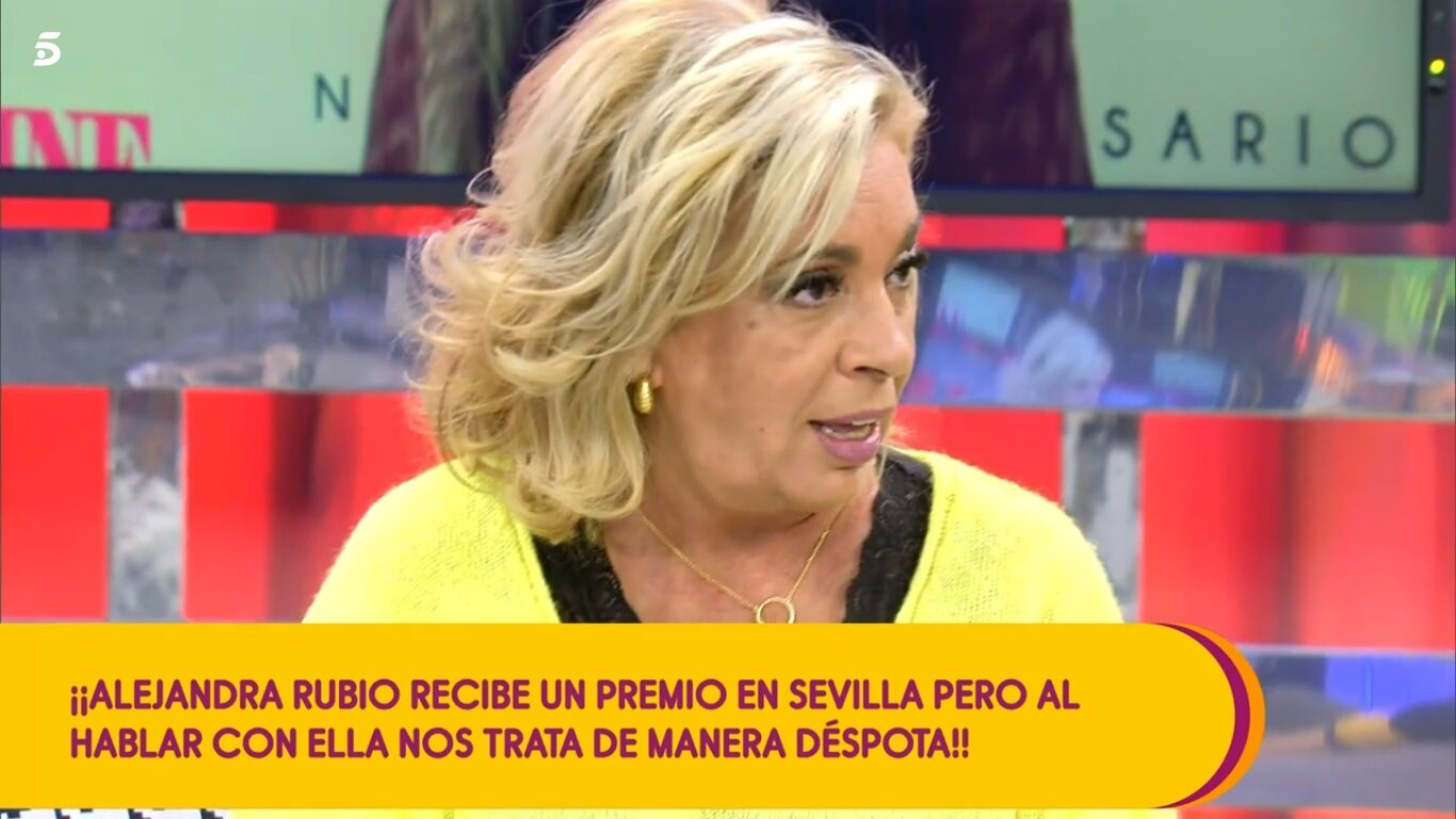 Carmen Borrego replicando a Kiko Matamoros / Telecinco.es