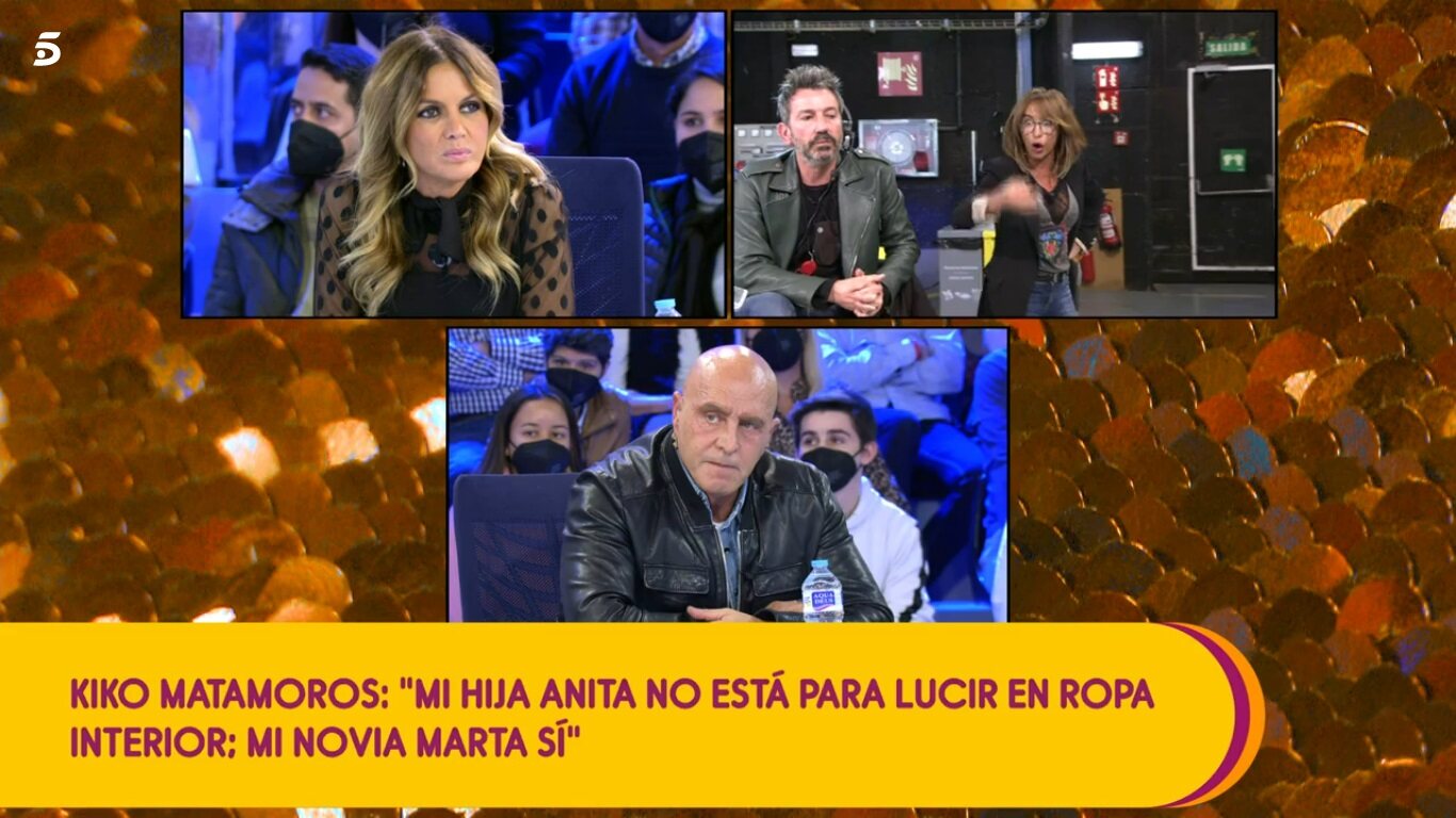 Matamoros presenciando la pelea entre Marta y María / Telecinco.es