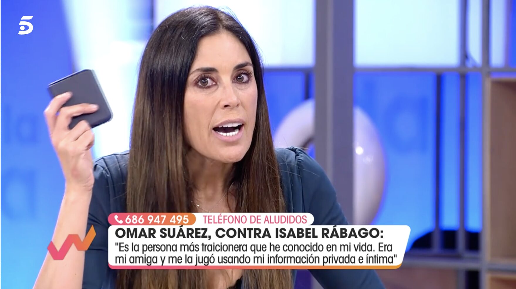 Isabel Rábago asegura que puede demostrar que es mentira lo dicho por Omar | Foto: Telecinco.es