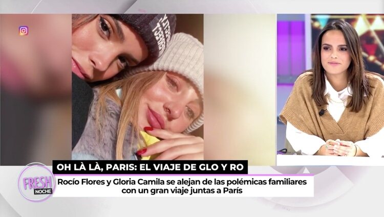 Gloria Camila cuenta los motivos de su viaje a Paris / Foto: Telecinco.es