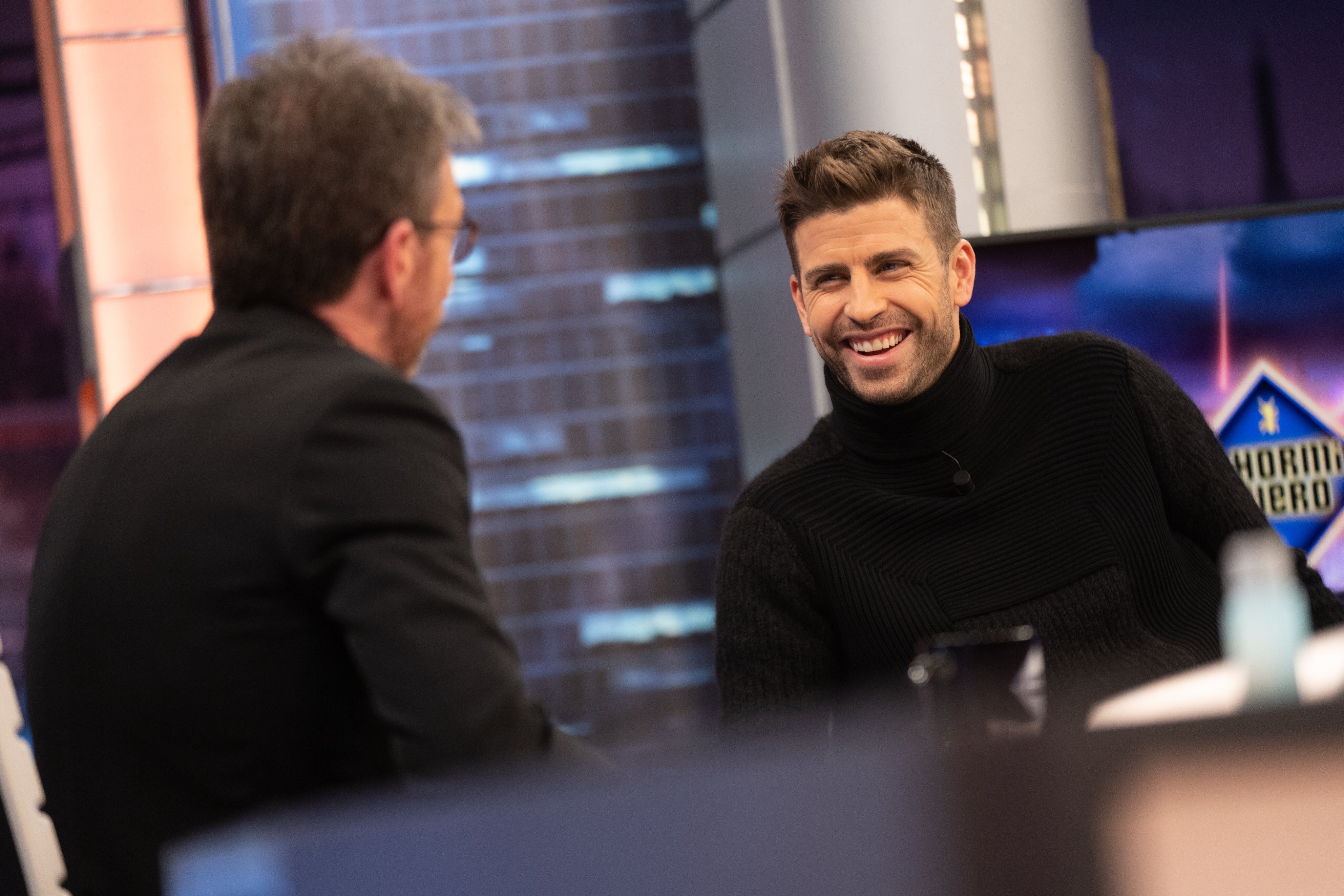 Gerard Piqué hablando con Pablo Motos en 'El Hormiguero'/ Foto: Antena 3