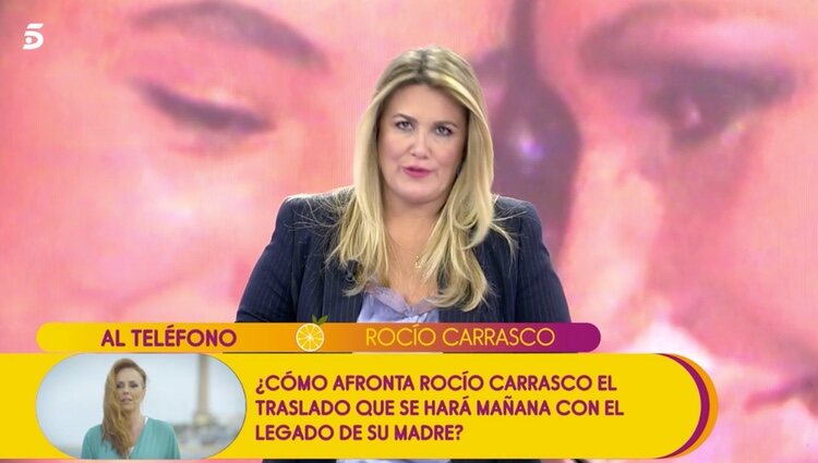 La delicada pregunta de Carlota Corredera a Rocío Carrasco en 'Sálvame' / Foto: Telecinco.es