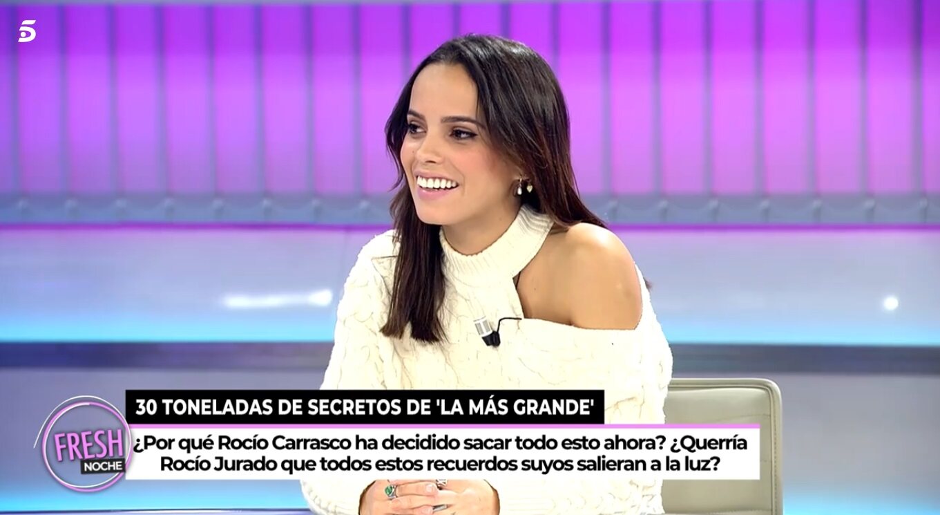 Gloria Camila hablando de 'El último viaje de Rocío' / Telecinco.es