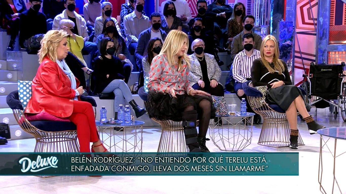 Belén Rodríguez hablando de su problema con Terelu Campos / Telecinco.es