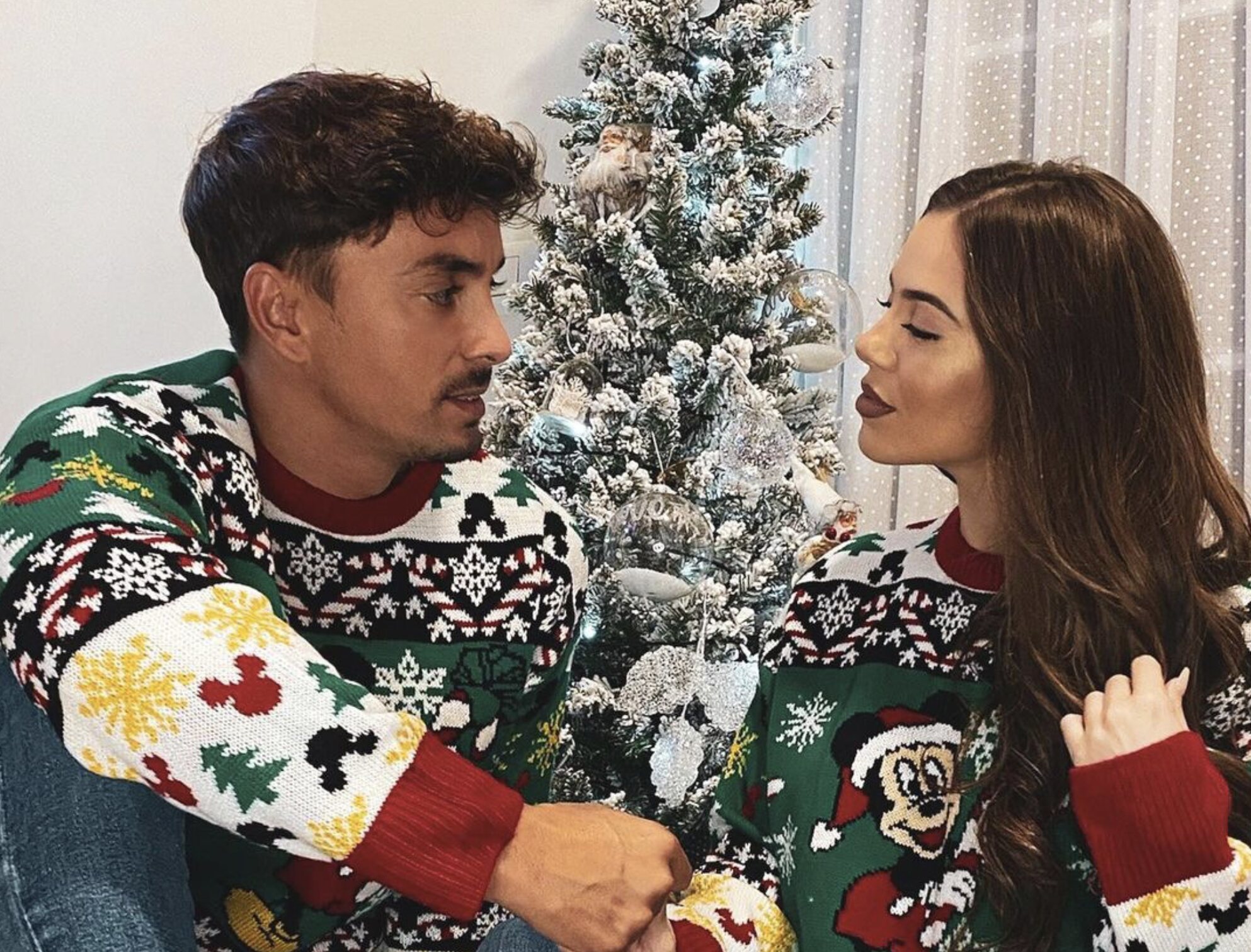 María Isabel con su novio en Navidad/ Foto: Instagram