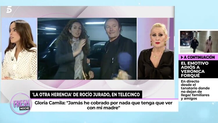 Gloria K y Rosa Benito hablan de su ausencia en el homenaje a Rocío Jurado / Foto: Telecinco.es