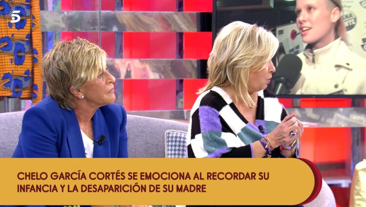 Chelo Gárcia Cortés recuerda el fallecimiento de su madre / Foto: Telecinco.es