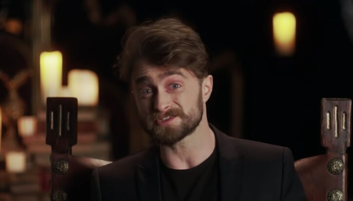 Daniel Radcliffe en el reencuentro de 'harry Potter'/ Foto: HBO Max
