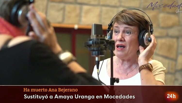 Ana Bejerano en la gabacion de Mocedades / Foto: RTVE.ES