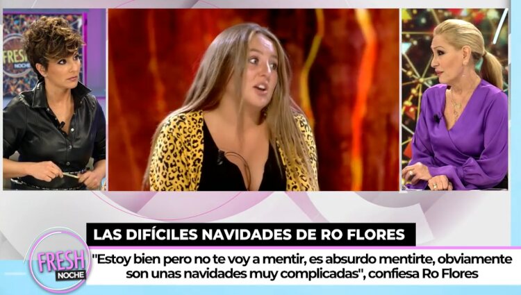 Rosa Benito defiende a Rocío Flores en 'Ya son las ocho' / Foto: Telecinco.es