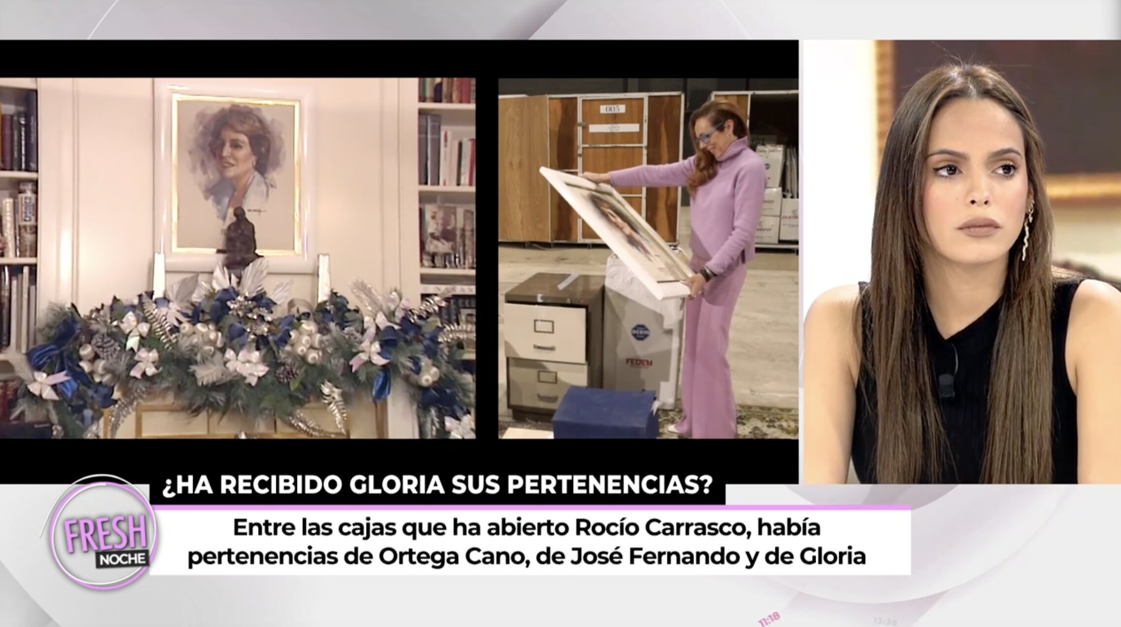 Gloria Camila explica el motivo por que el que Ortega Cano no ha recibido las cajas | Foto: Telecinco.es