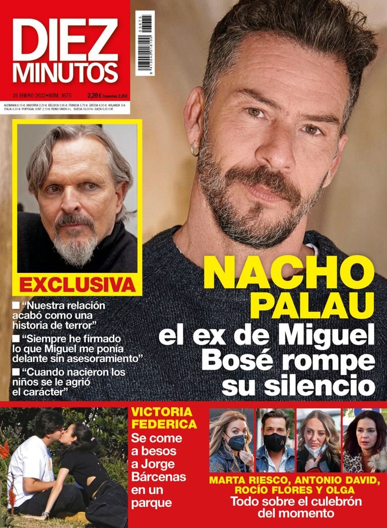 Nacho Palau en la portada de Diez Minutos