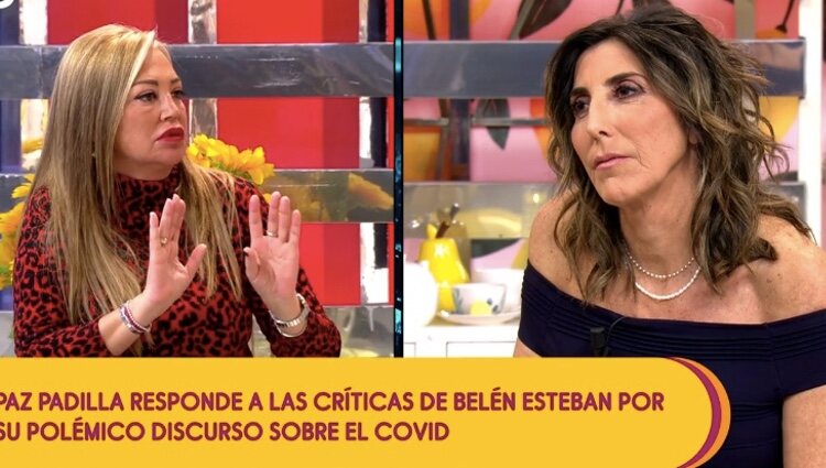 Paz Padilla y Belén Esteban hablan del tema | Foto: telecinco.es