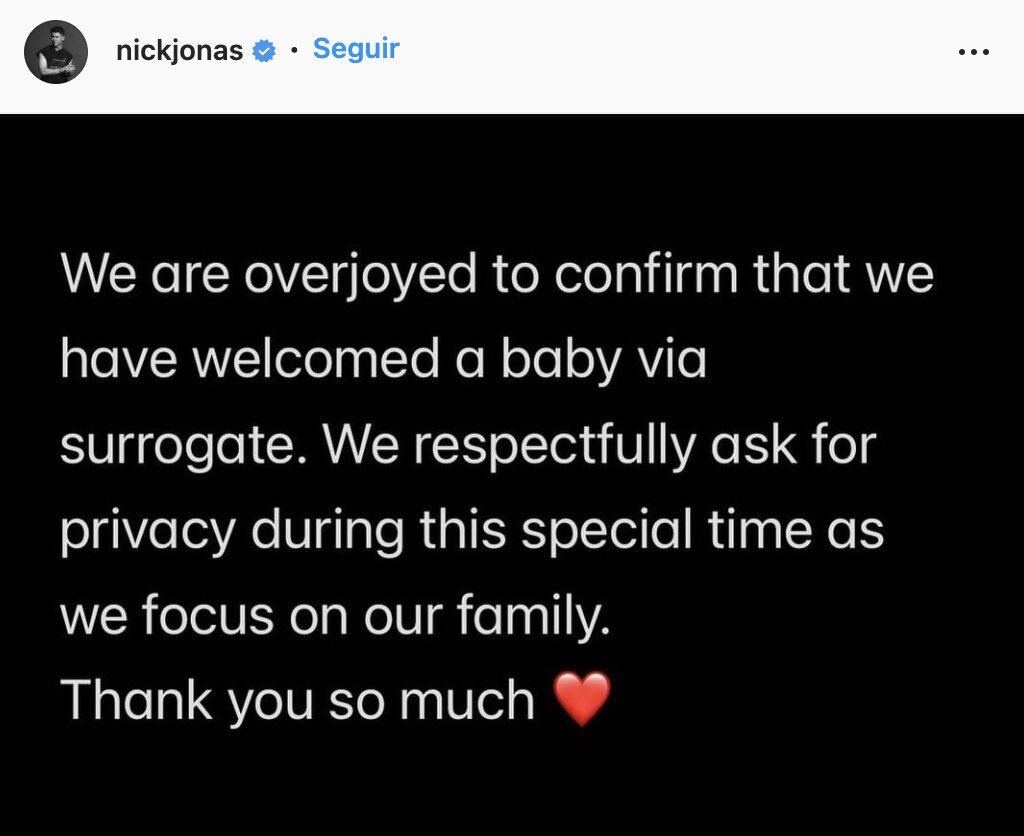 La pareja ha hecho pública la noticia a través de sus redes sociales | Foto: Instagram