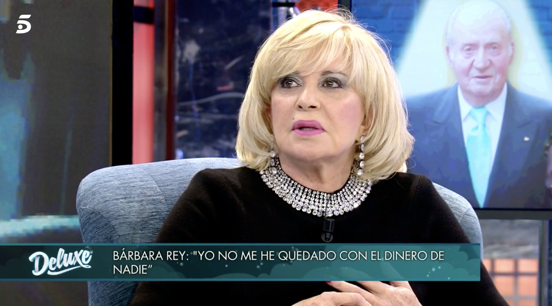 Bárbara Rey cree que se está tratando mal al Rey Juan Carlos públicamente | Foto: Telecinco.es