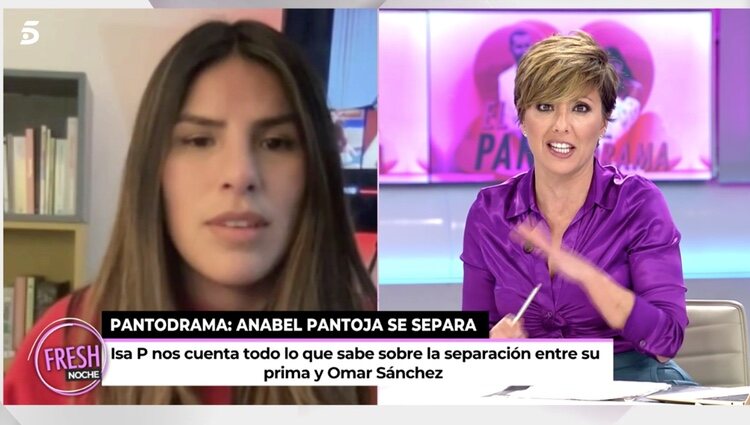 Isa Pantoja habla de la separación de su prima / Foto: Telecinco.es