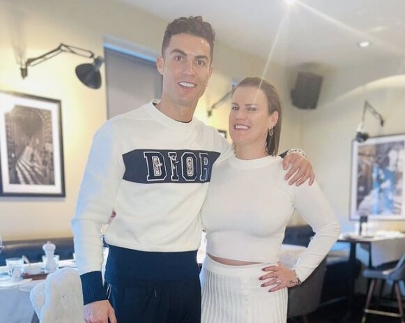 Cristiano Ronaldo con us hermana Elma/ Foto: Instagram