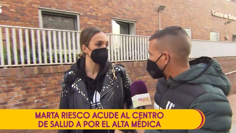 Marta Riesco recibe el alta médica / Foto: Telecinco.es