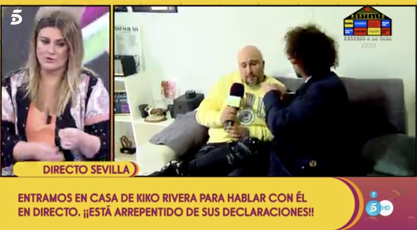 Kiko Rivera pidió al programa entrar en directo para dar explicaciones | Foto: Telecinco.es