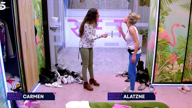 Carmen y Alatzne se enfrentan | Foto: telecinco.es