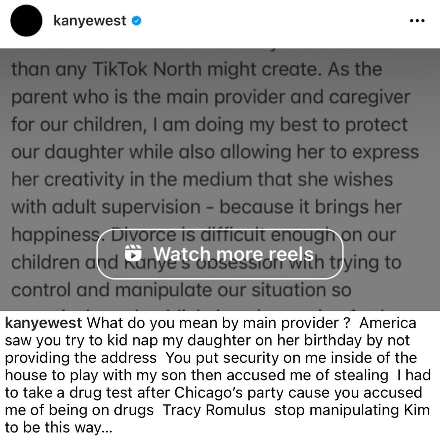 Kanye carga sin piedad contra Kim | Foto: Instagram