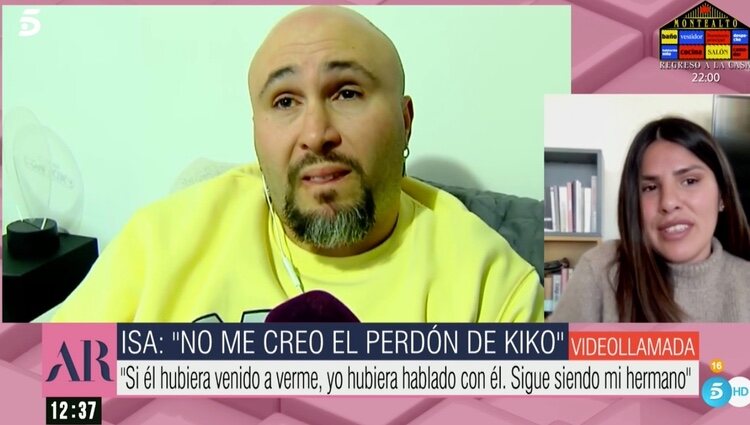 Isa Pantoja escucha a Kiko Rivera | Foto: telecinco.es