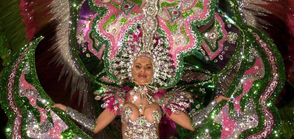 Isabel Torres se presentó como candidata a Reina del Carnaval en Las Palmas de Gran Canaria