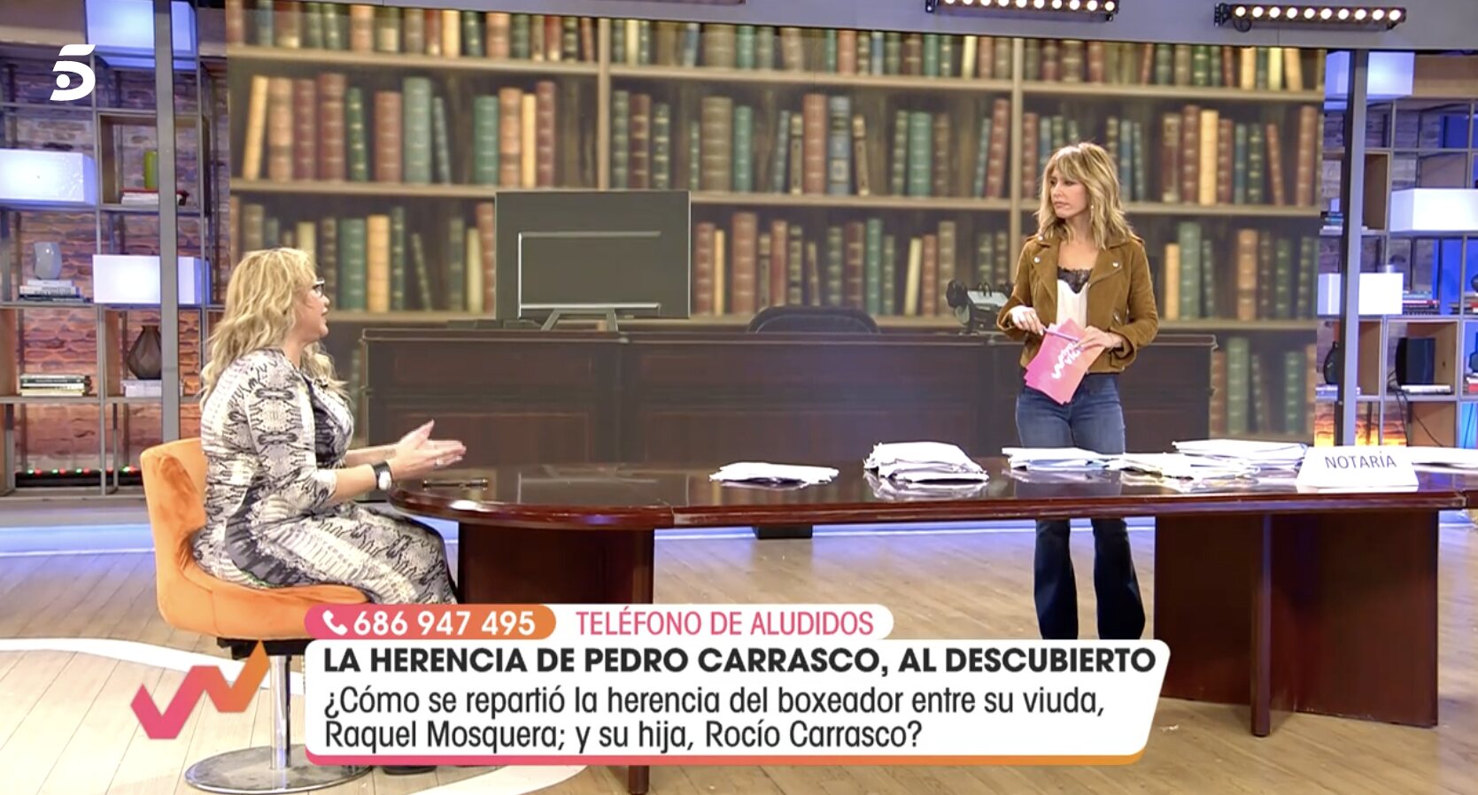 Raquel Mosquera reconoce que aportará todos los papeles | Foto: Telecinco.es