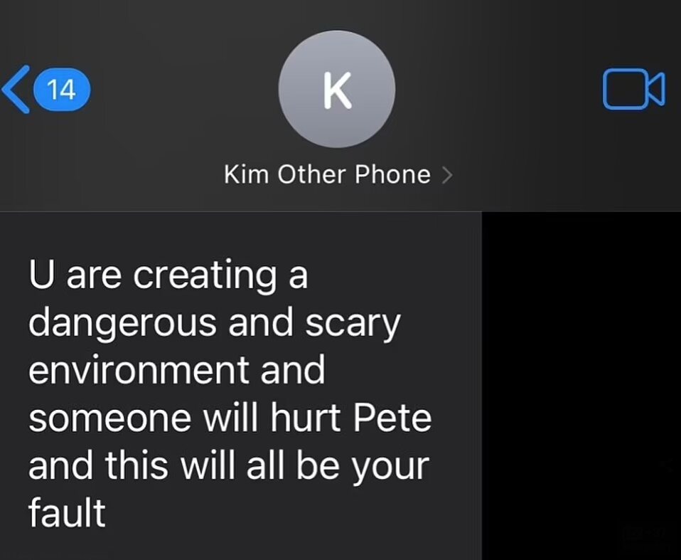 Kanye ha compartido los mensaje que Kim le envió | Foto: Instagram