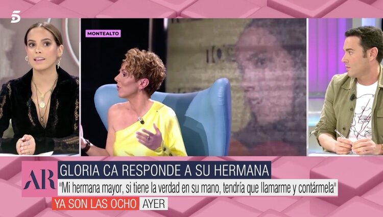 Gloria Camila le pide los documentos a Rocío Carrasco / Foto: Telecinco.es