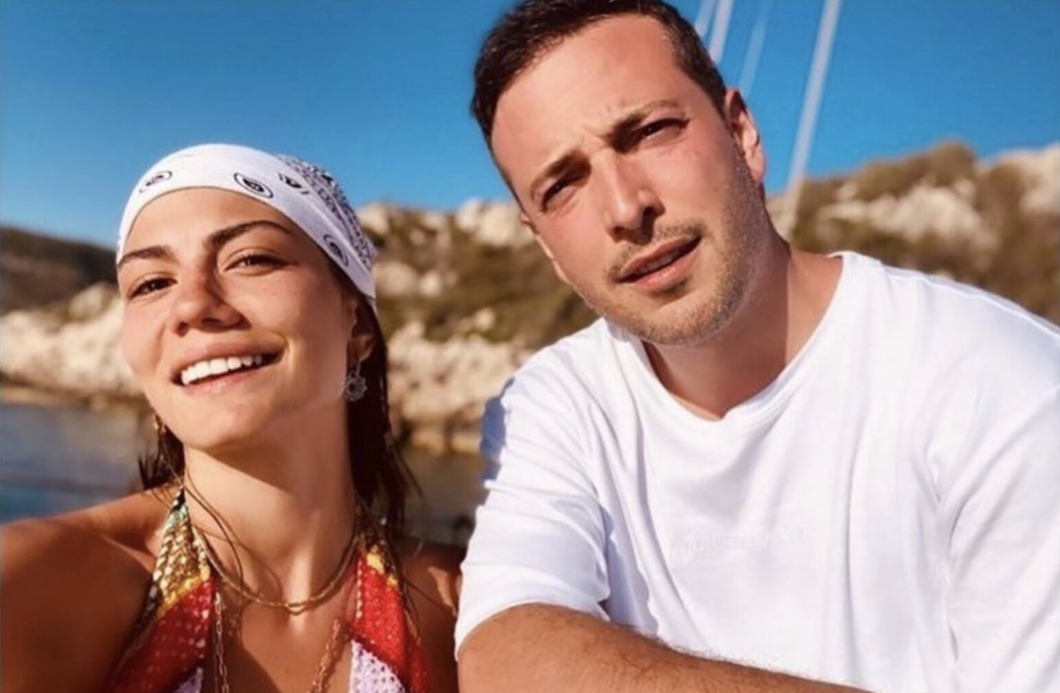 Demet Özdemir y Oguzhan Koç de vacaciones/ Foto: Instagram