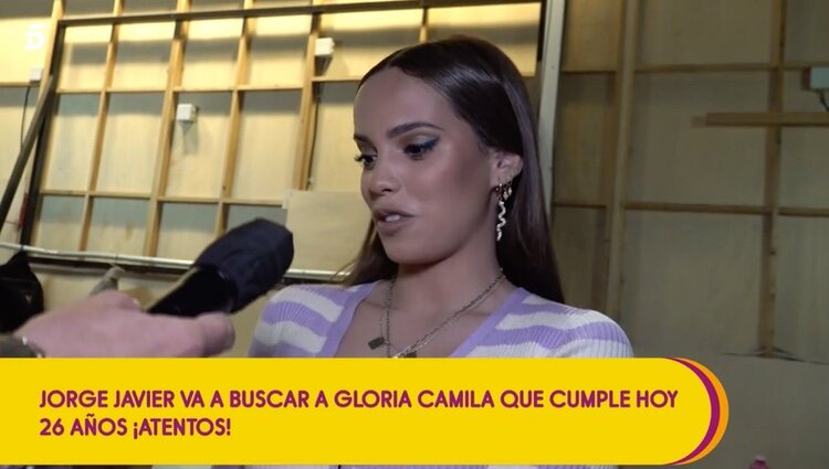 Gloria Camila sopla las velas de su tarta de cumpleaños / Foto: Telecinco.es