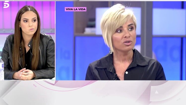 Gloria Camila viendo las imágenes | Foto: telecinco.es