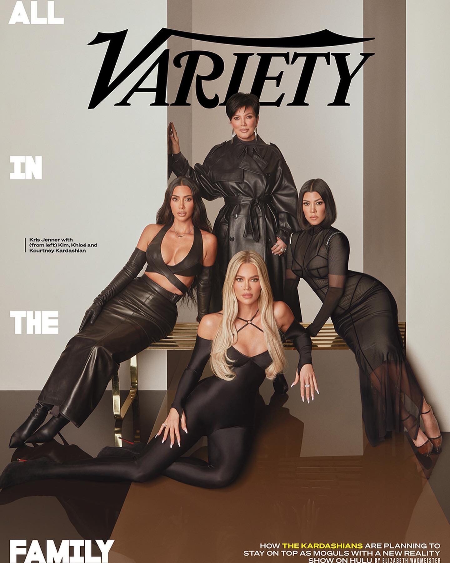 Kris, Kourtney, Khloé y Kim protagonizan la portada de Variety