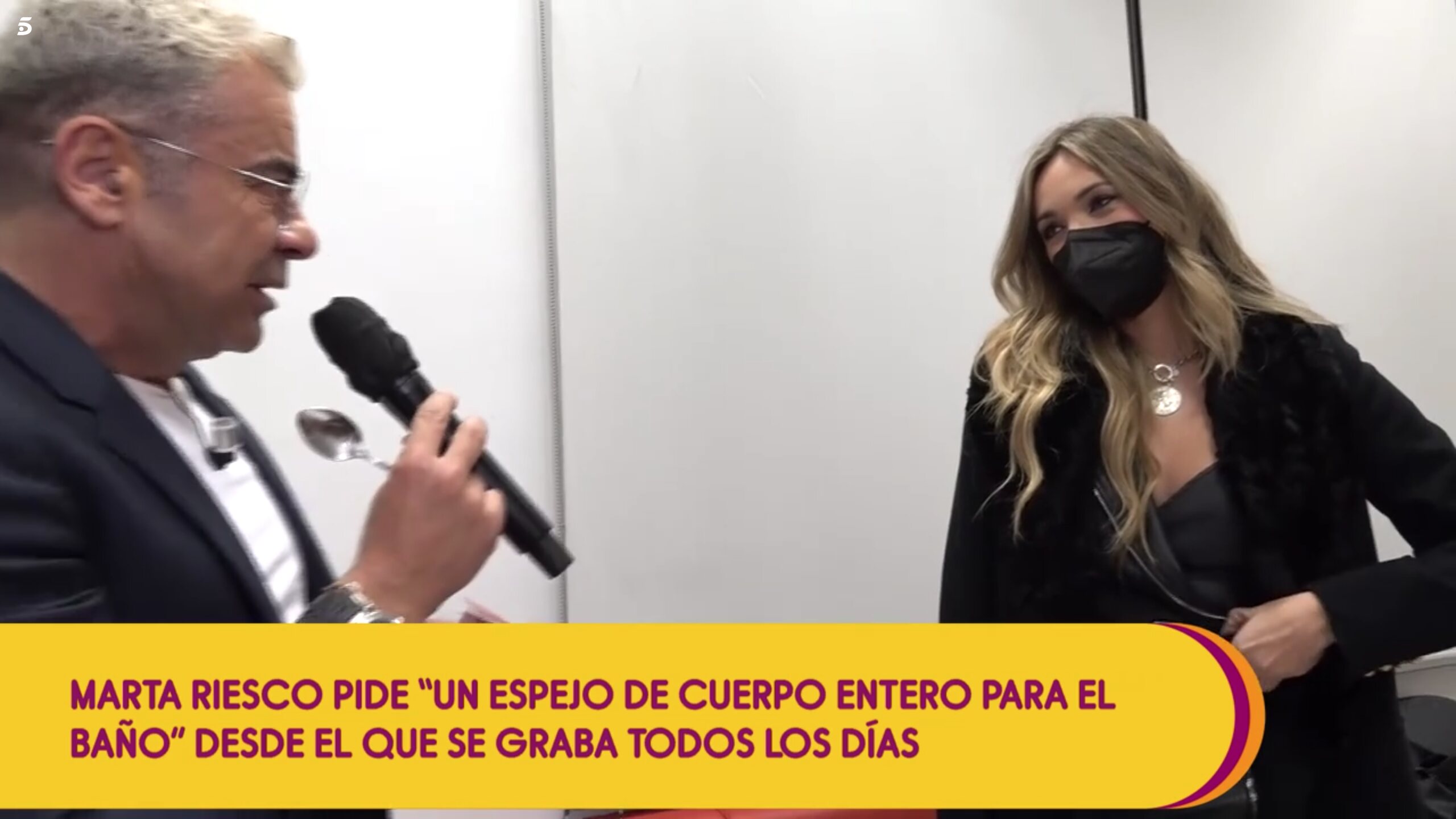 Marta Riesco ha hablado con Jorge Javier Vázquez | Foto: Telecinco.es