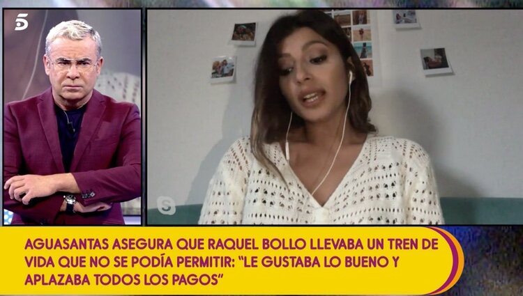 Aguasantas habla de Raquel Bollo en 'Sálvame' / Foto: Telecinco.es