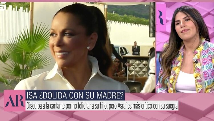 Isa Pantoja hablando de su madre | Foto: telecinco.es