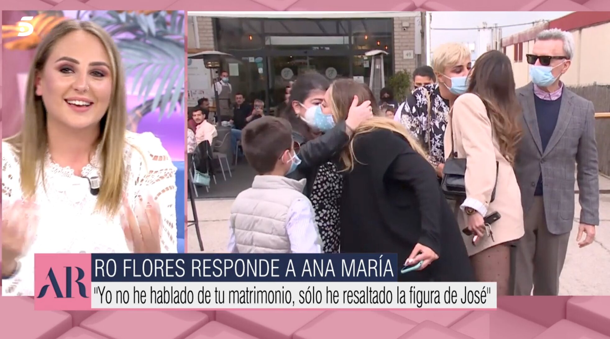A Rocío Flores se le escapa la sonrisa cuando confirma su relación | Foto: Telecinco.es