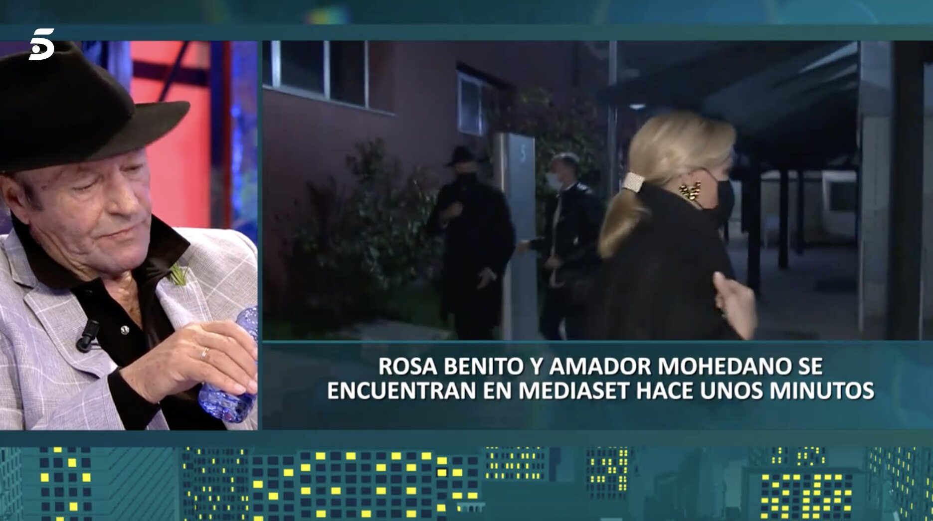 Rosa Benito le hace el avión a Amador Mohedano | Foto: Telecinco.es