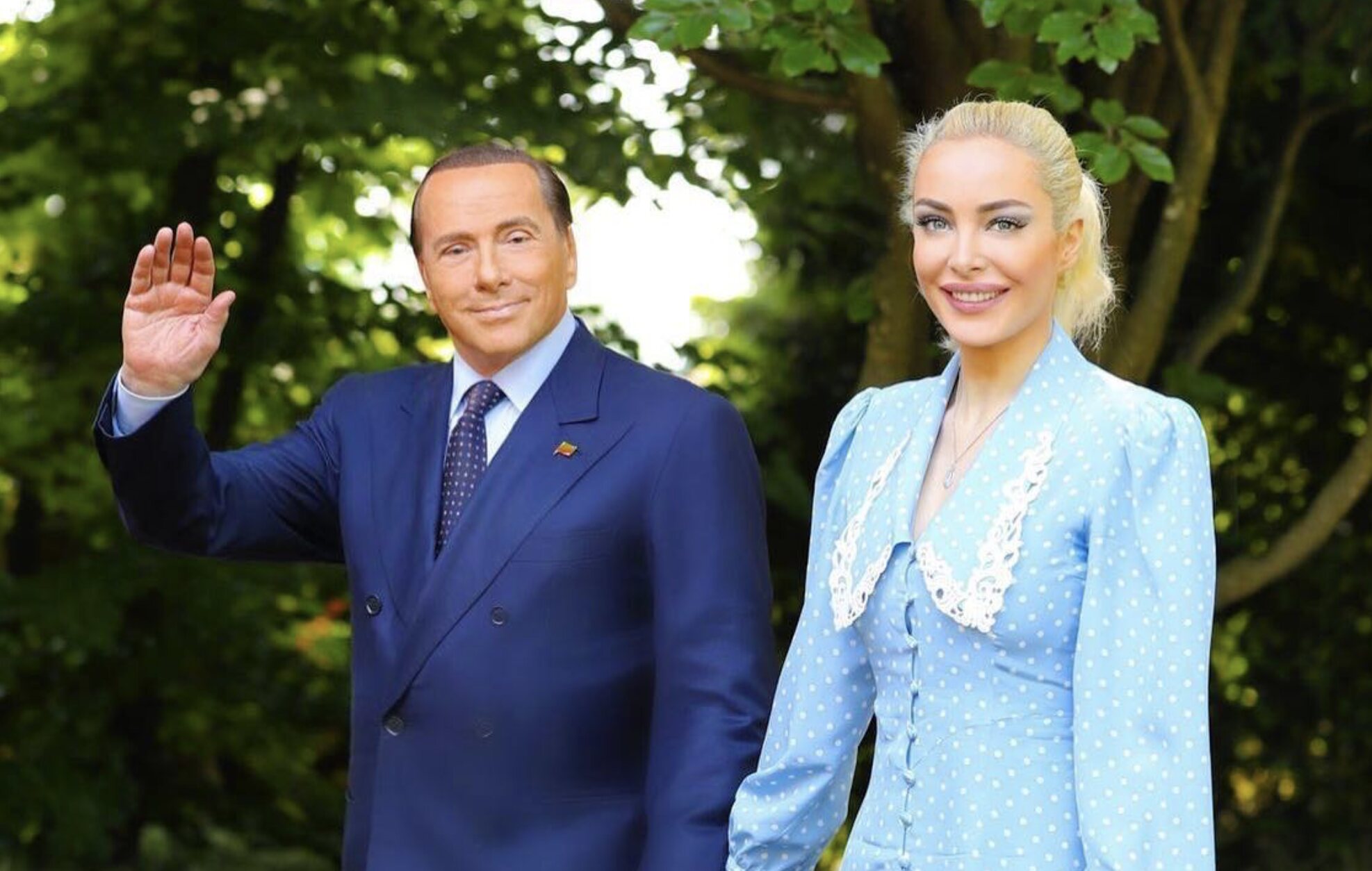 Silvio Berlusconi y Marta Fascina/ Foto: Instagram