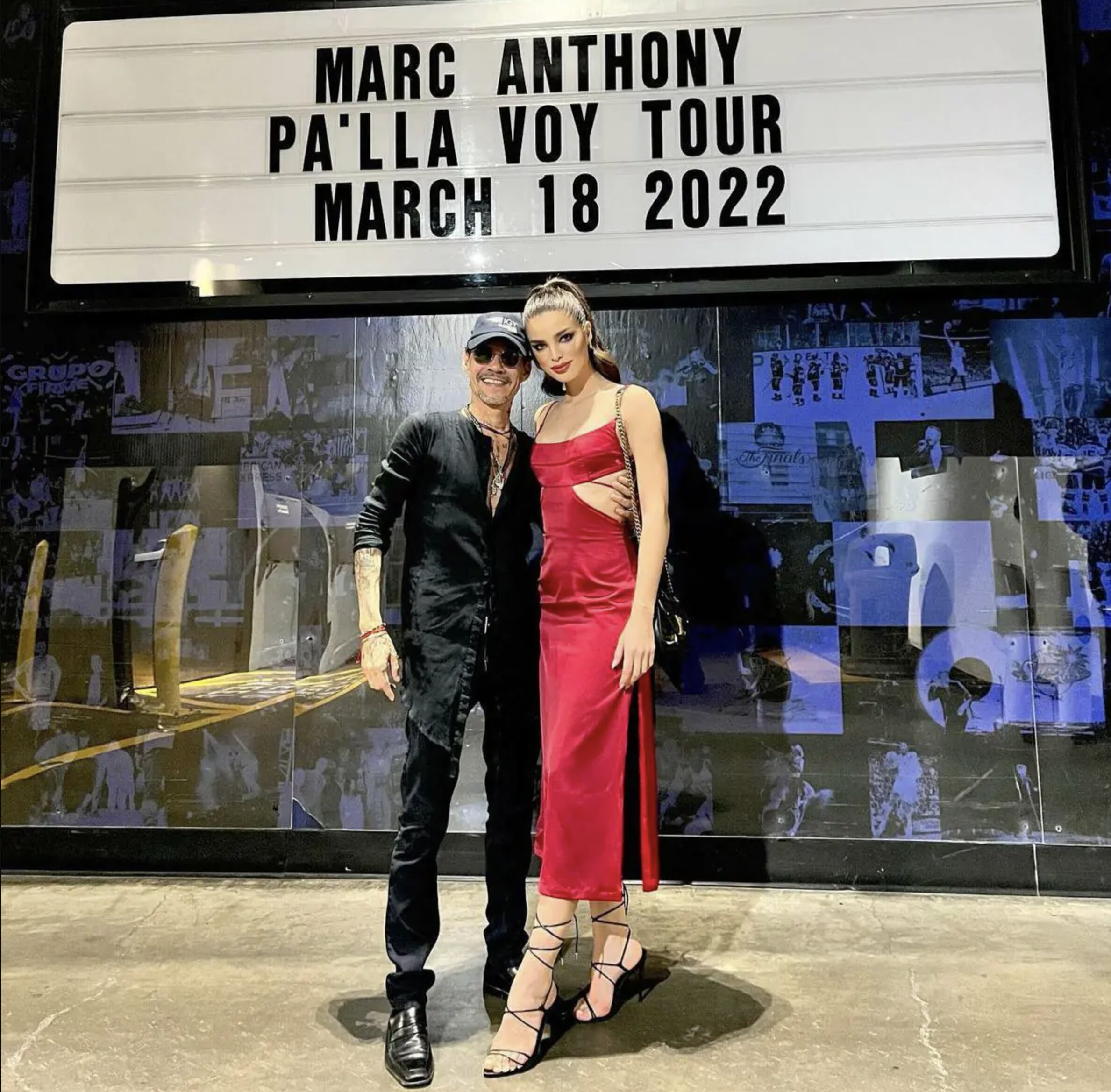 Marc Anthony con Nadia Ferreira/ Foto: Instagram