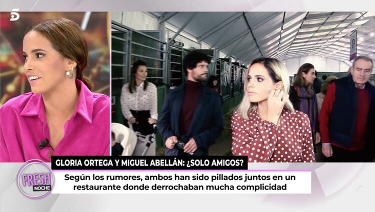 Gloria K habla de Miguel Abellán en 'Ya son las ocho' / Foto: Telecinco.es