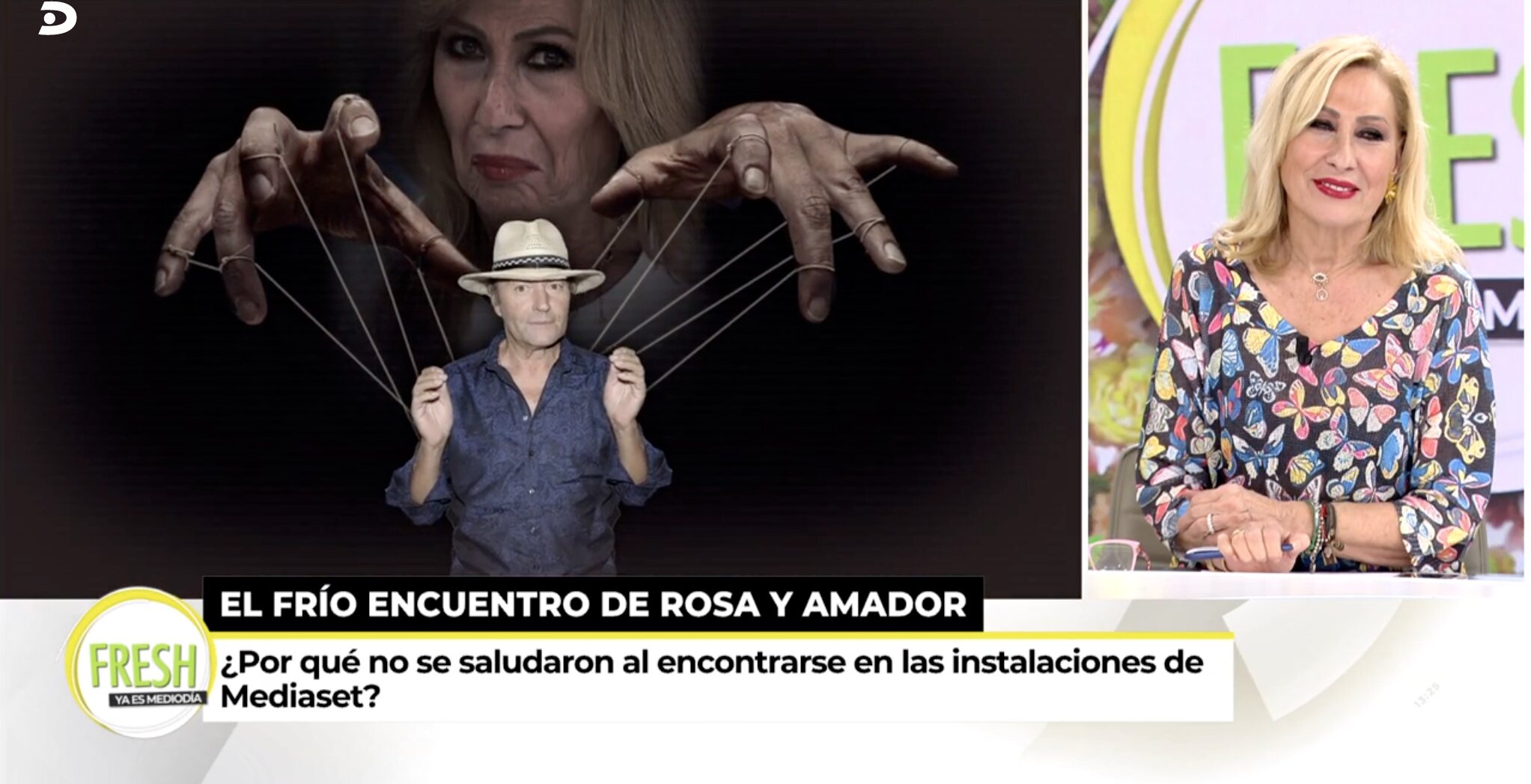 Rosa Benito, indignada por que dicen que manipula a Amador | Foto: Telecinco.es
