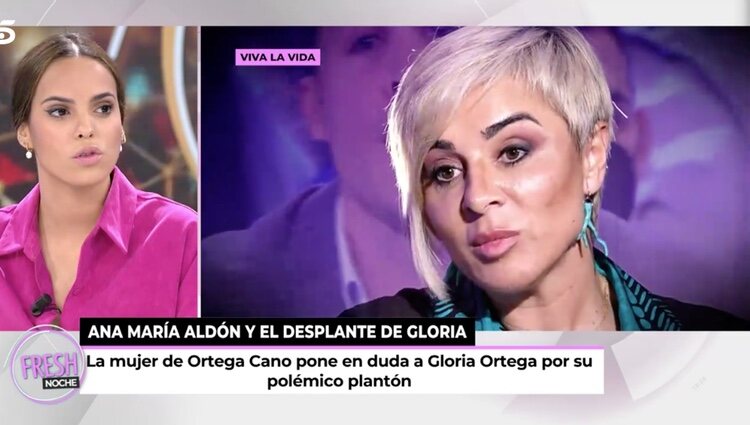 Gloria Camila habla de su relación con Ana María Aldón / Foto: Telecinco.es