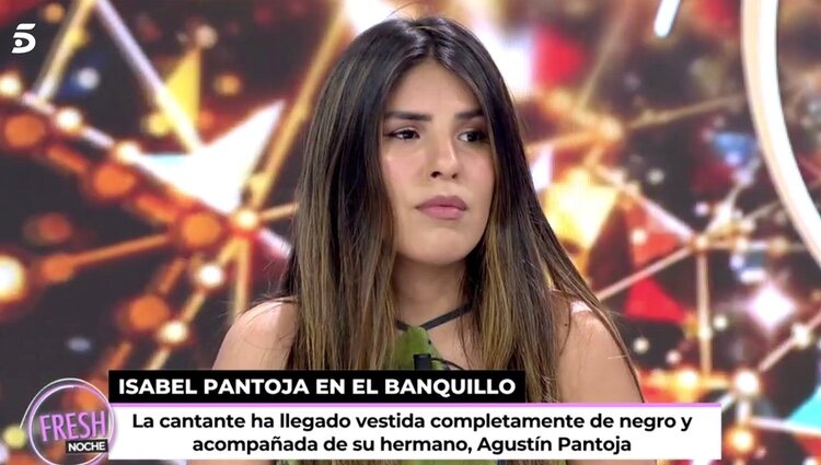 Isa Pantoja en 'Ya son las ocho' | Foto: telecinco.es
