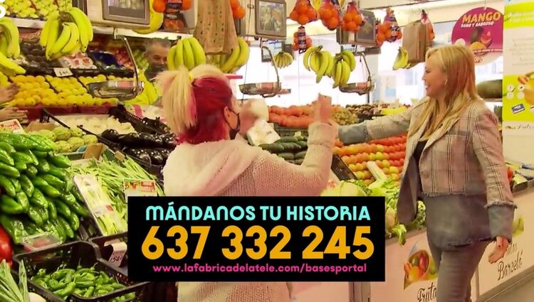 Belén Esteban en el mercado | Foto: telecinco.es