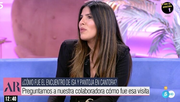 Isa Pantoja en 'El programa de AR' | Foto: telecinco.es