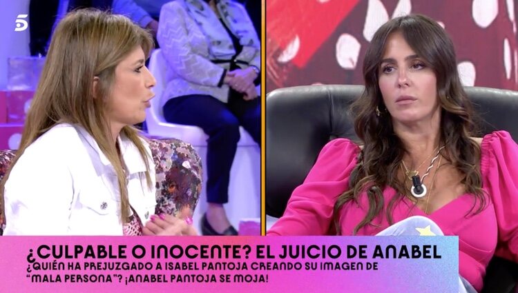 Anabel Pantoja y Gema López discutiendo / Foto: Telecinco.es