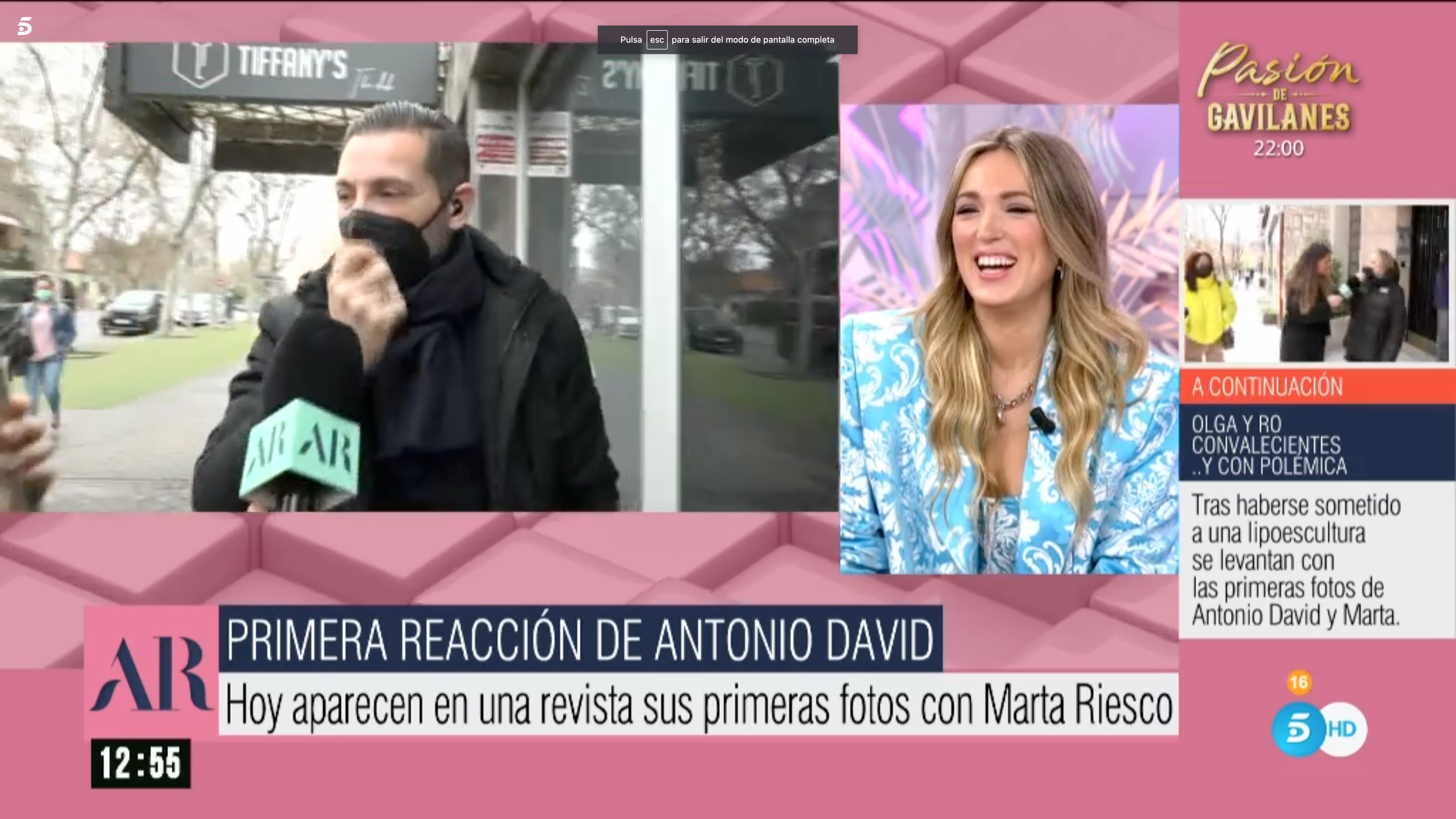 Marta Riesco, felizmente enamorada de Antonio David Flores | Foto: Telecinco.es