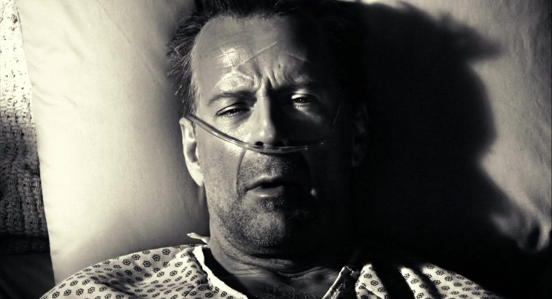 Bruce Willis en un fotograma de 'Sin city'